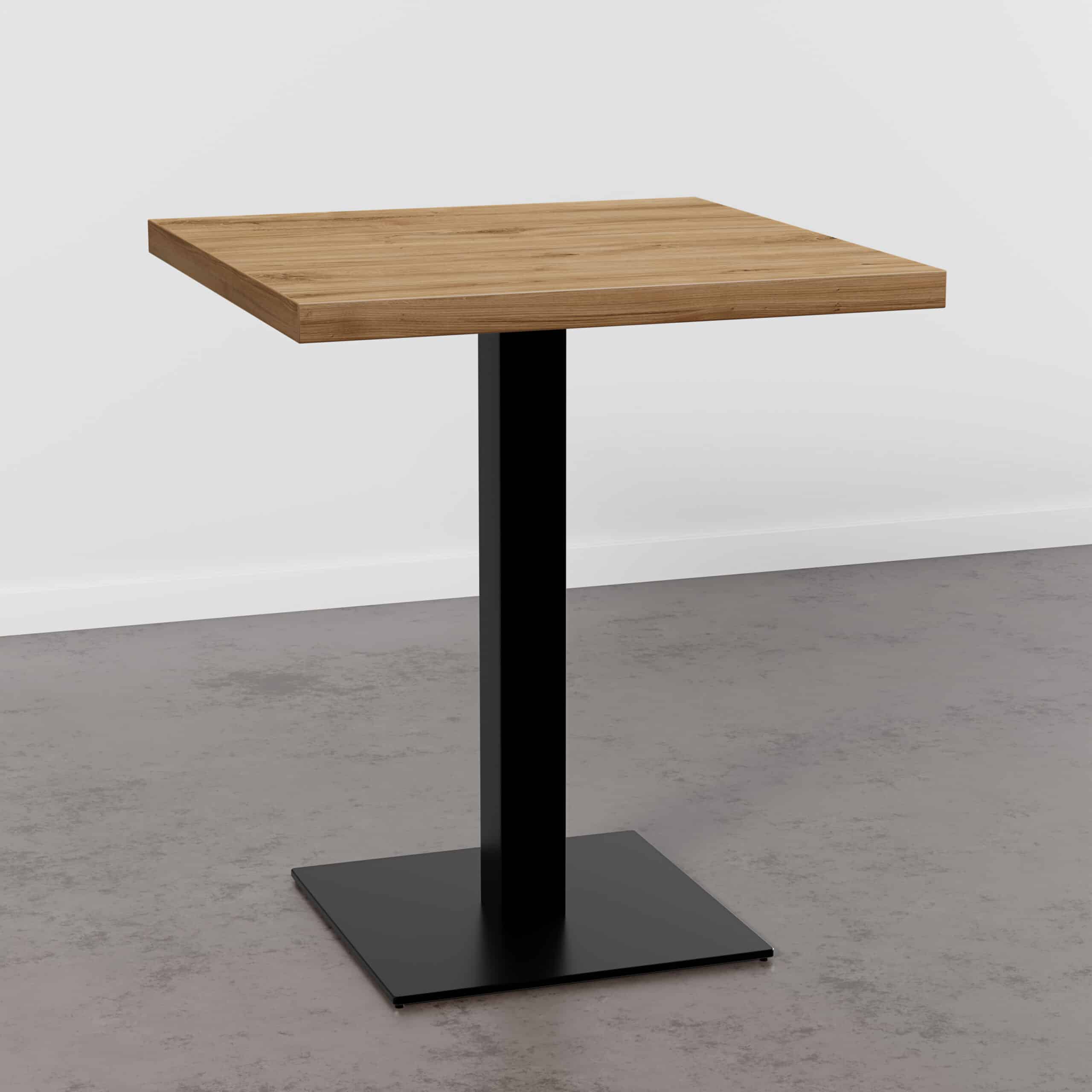 Bistro stůl 80×80 cm teakový litinový rám