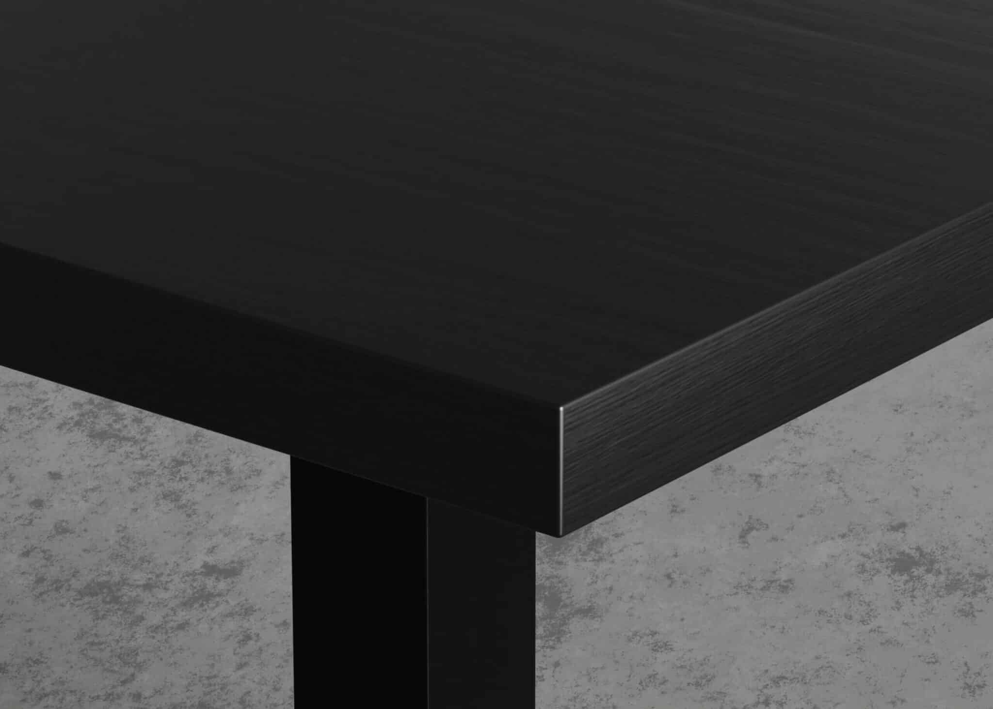 Gastro barový stůl 110x60 cm | vzhled tmavého dřeva | litinový rám - Obrázek 3
