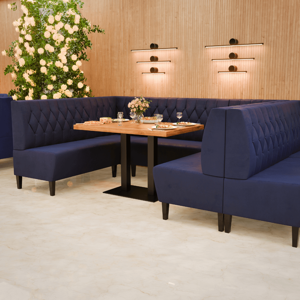 Paris Samtstoff Diamant Referenz 1 blau